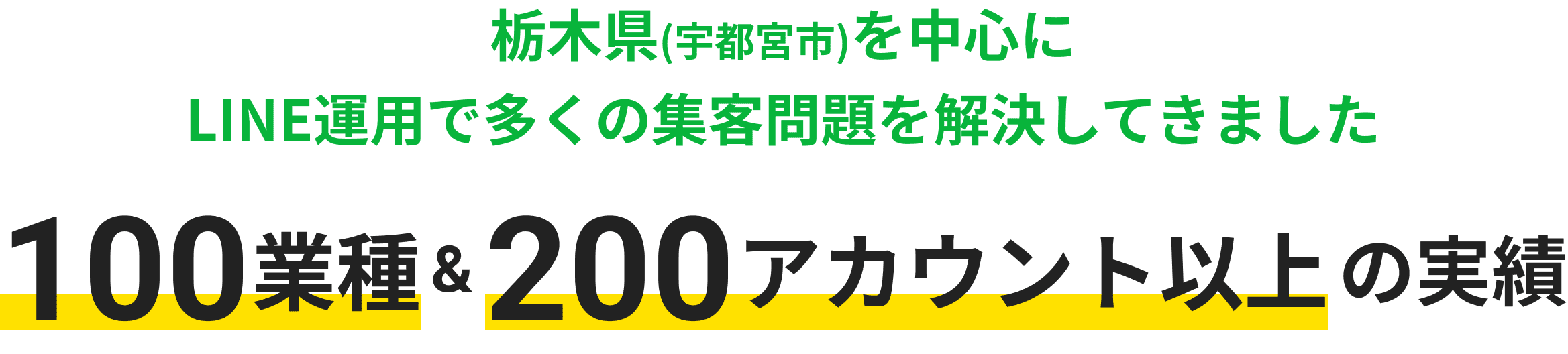 栃木県宇都宮市を中心にLINE運用で多くの集客問題を解決してきました