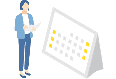 スピード対応のイラスト